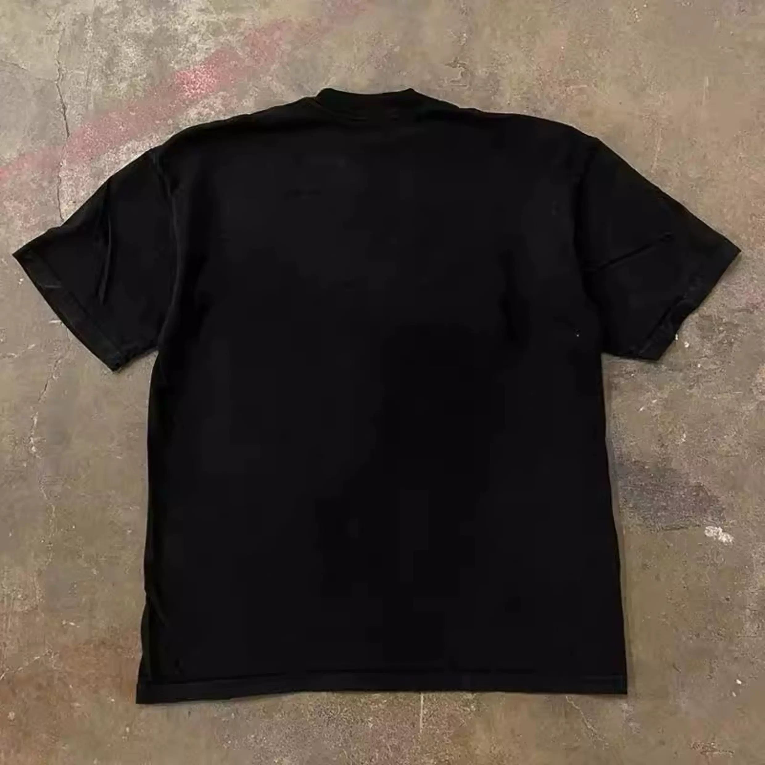 UPUPXIA  Loose Round Neck Casual Tee