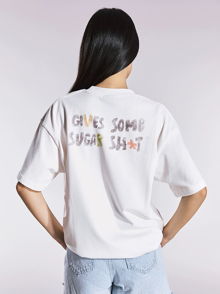 Remedy Cat Loose Round Neck Tee