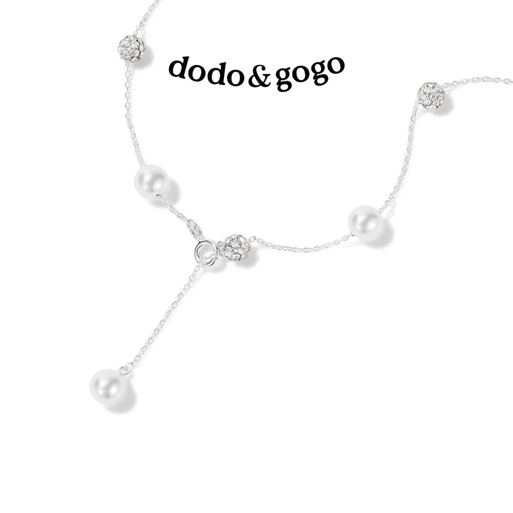 DODOGOGO Gypsy Pearl Clavicle Necklace