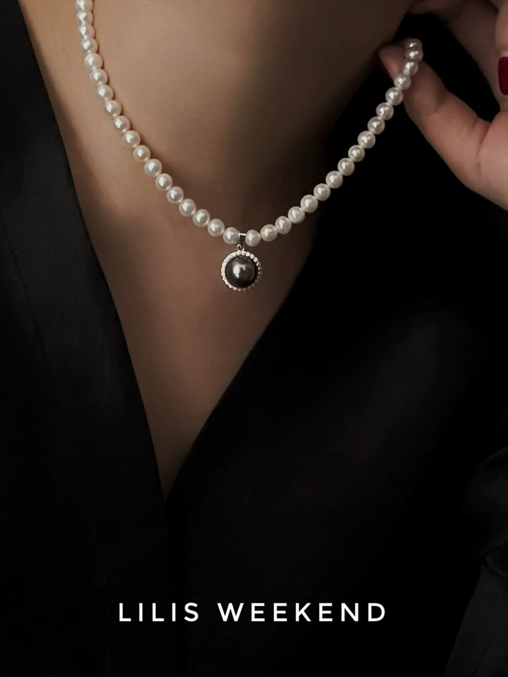 Lilis Weekend Stylish Vintage Natural Freshwater Pearl Necklace