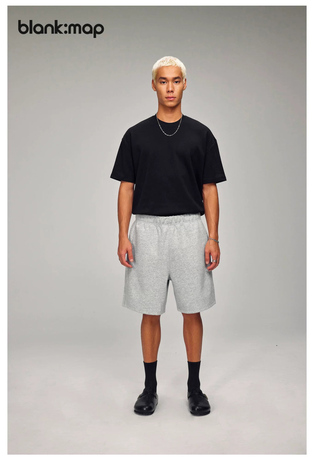 Blank: Map Comfortable Sports Loose Shorts