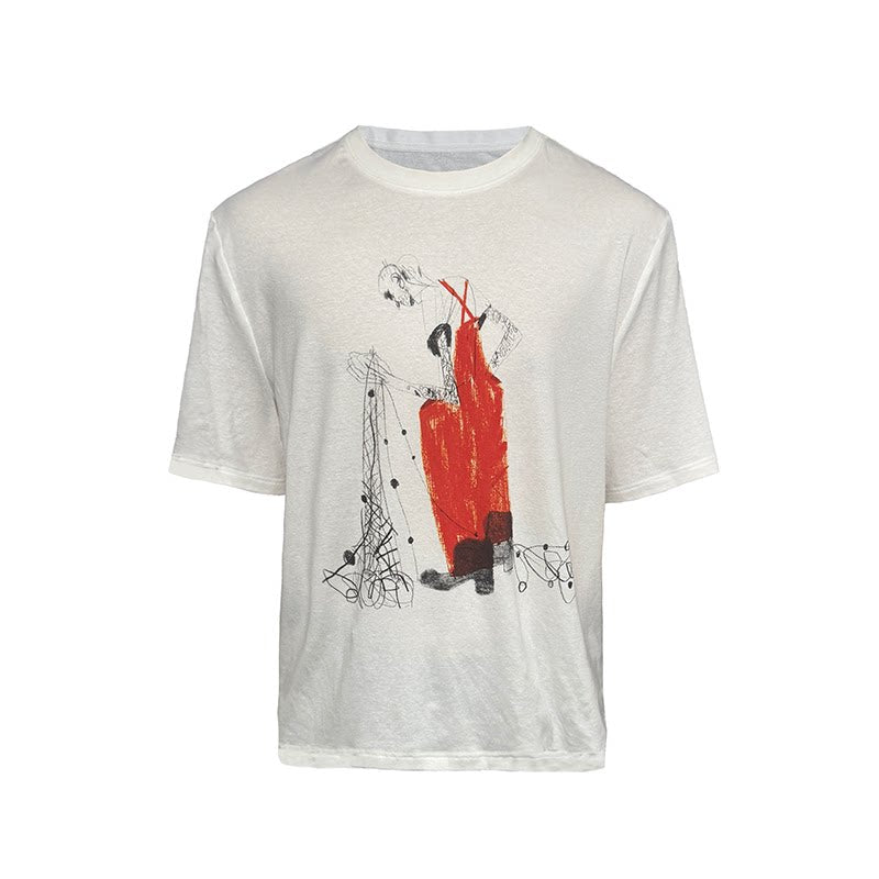 JCAESAR Digital Direct Injection Printing Loose Tee