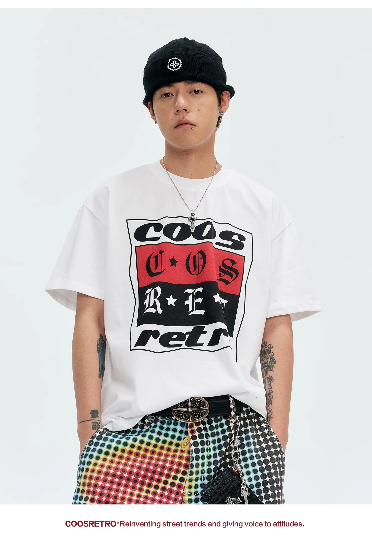 CoosRetro Vintage Versatile Cooling Casual Tee