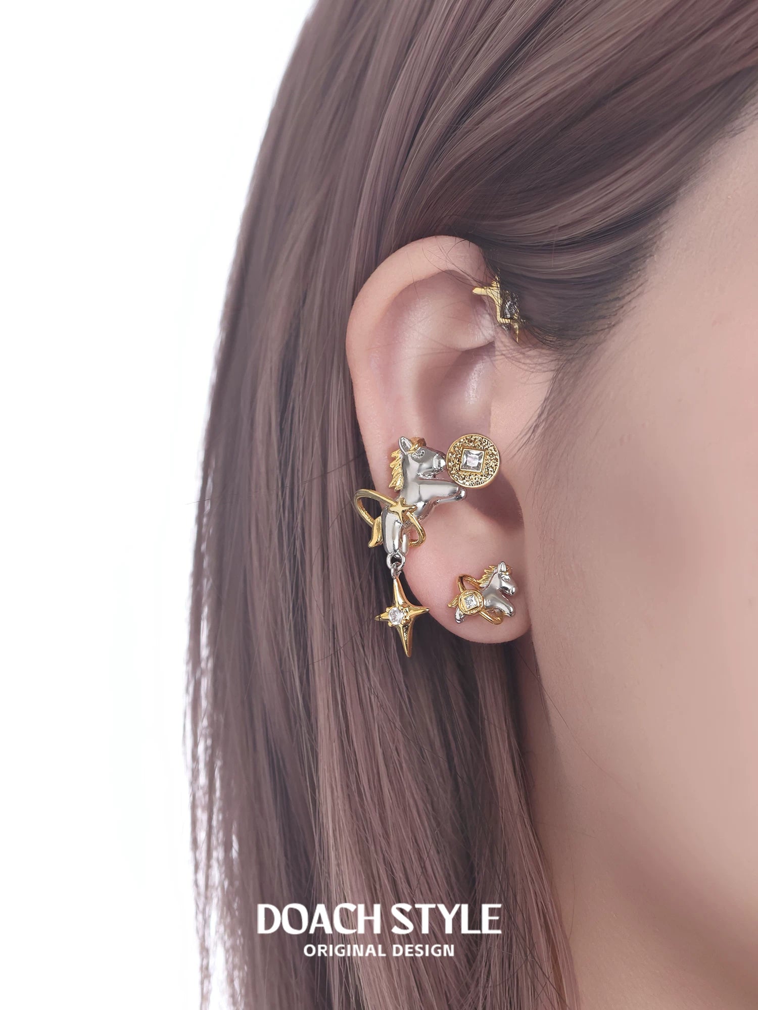 DOACH Has Money Right Away, No Ear Piercings, Ear Clips, Earrings
