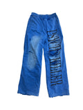 CHAI Cut and Faded Loose Trousers Sweatpants