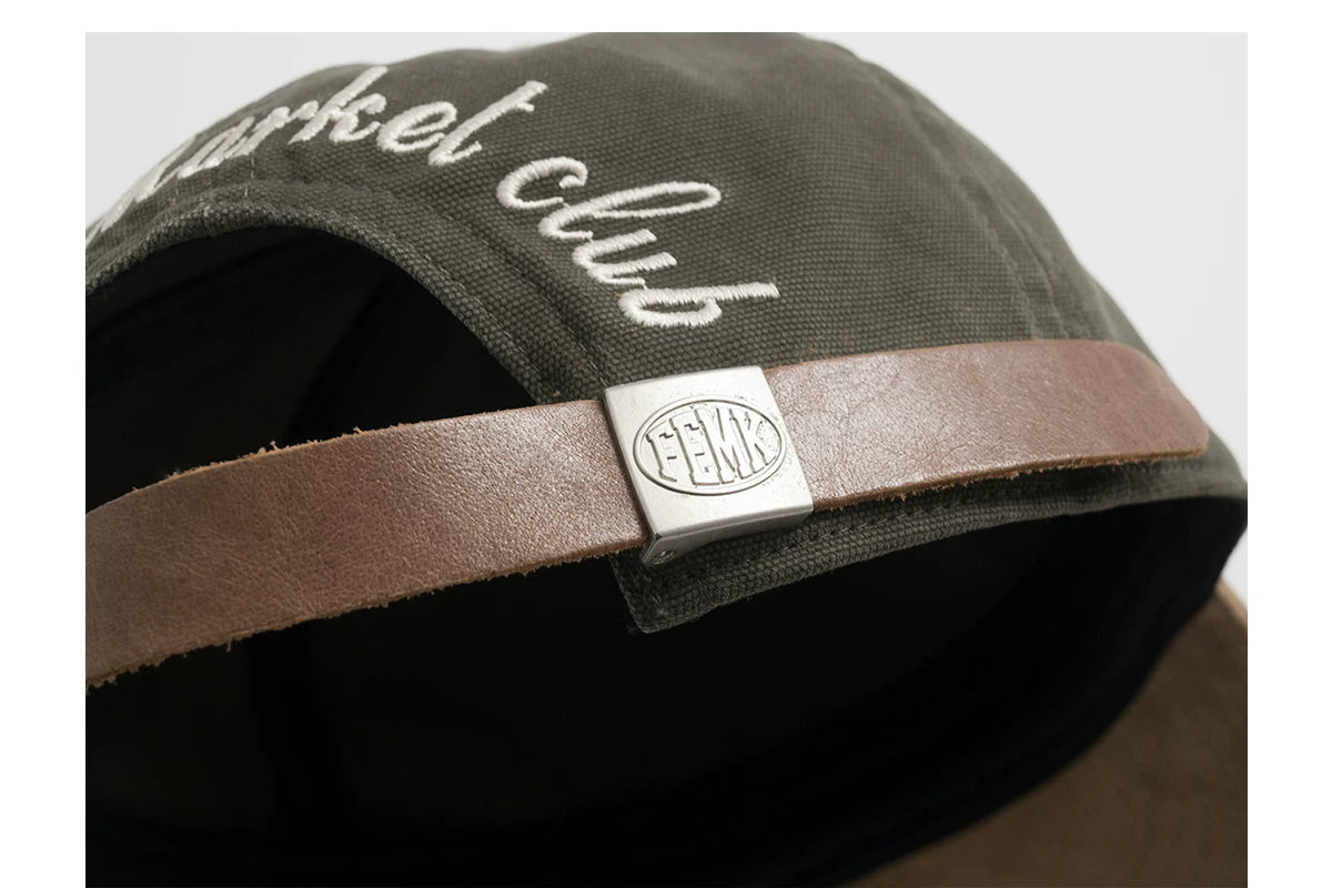 Fleamarket Vintage Color Matching Alphabet Embroidered Casual Baseball Cap