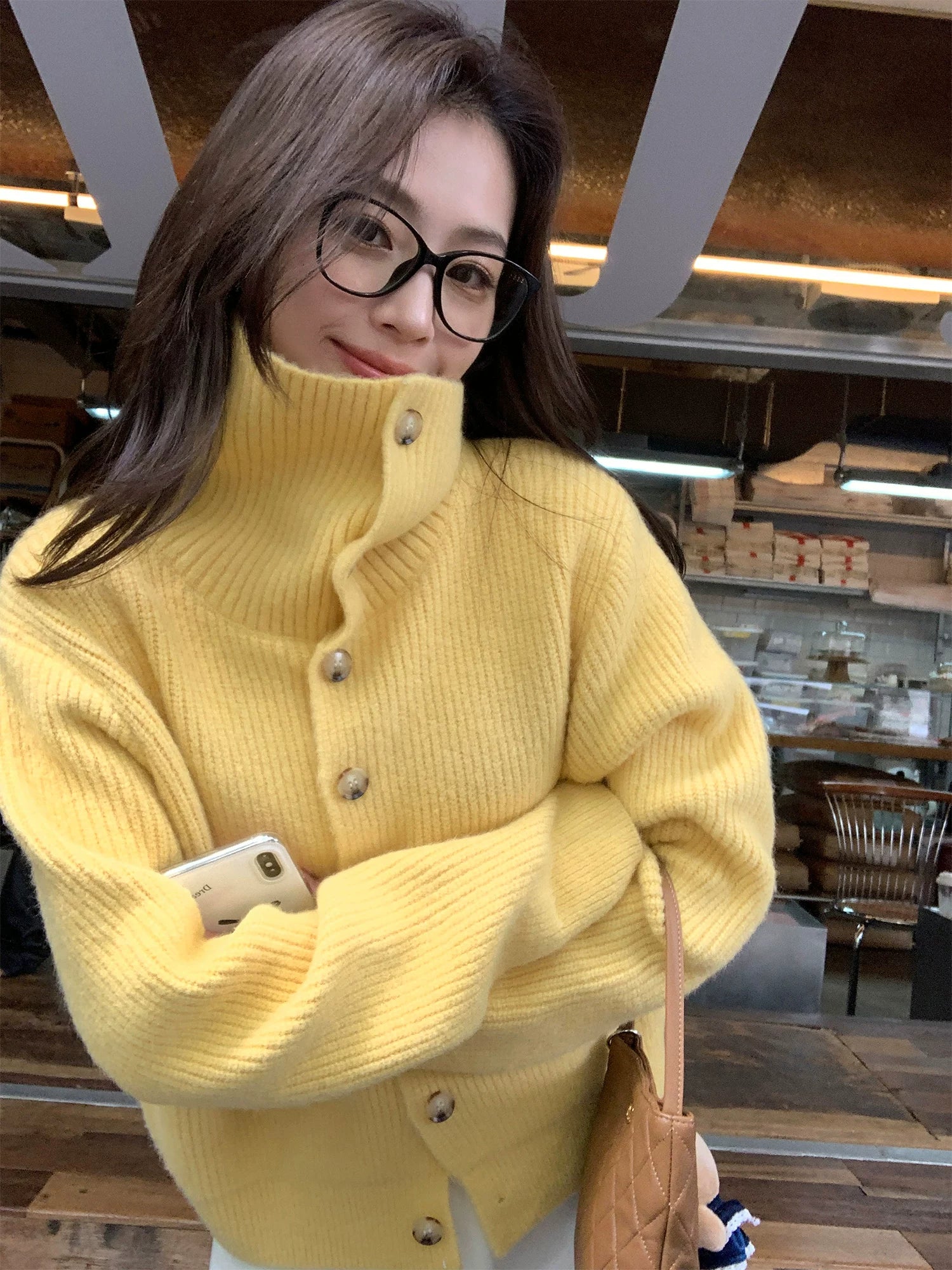 Pusumede Vintage Lapel Loose Temperament Jacket