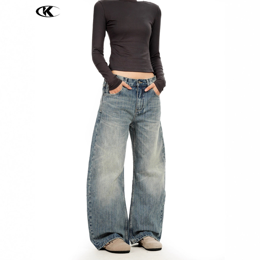 11KN Wide Leg Skinny Loose Jeans