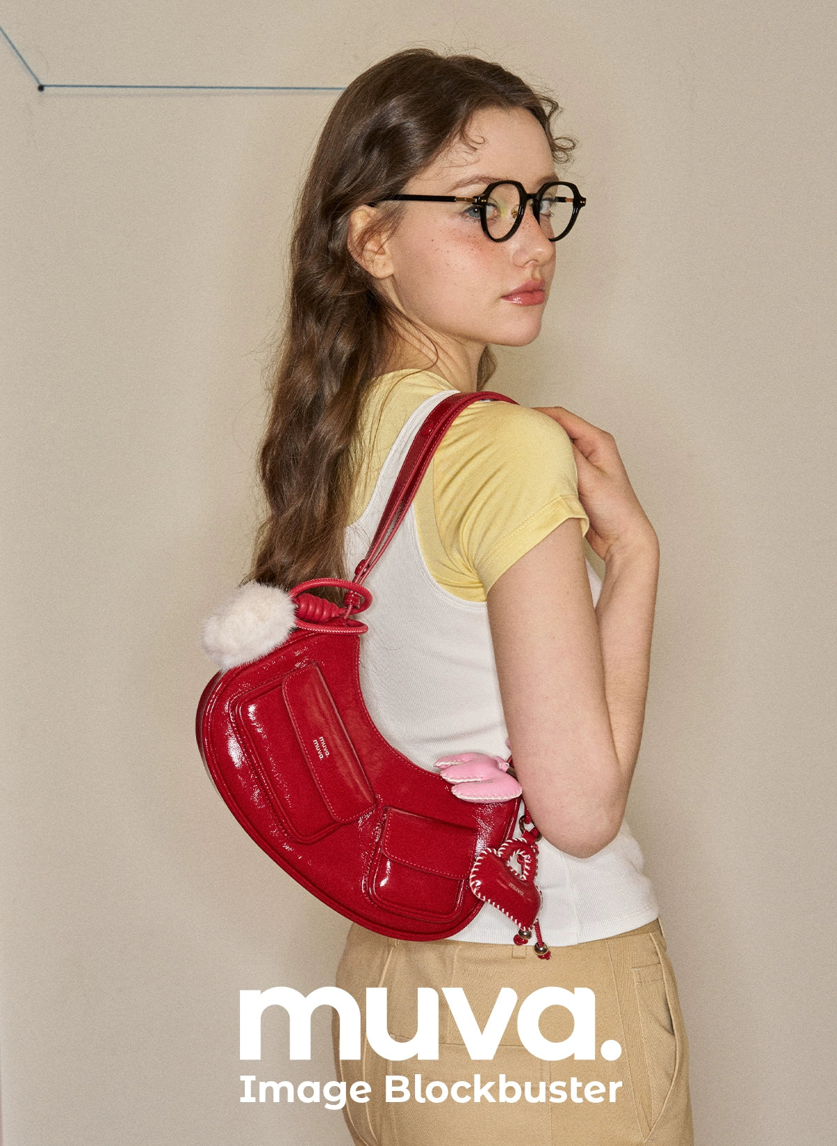 MUVA First Layer Oil Wax Leather Multi-pocket Shoulder Messenger Bag