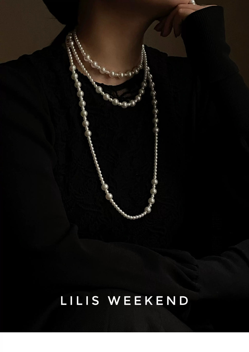 Lilis Weekend Retro Gradual Change Multi-layered Bead Necklace