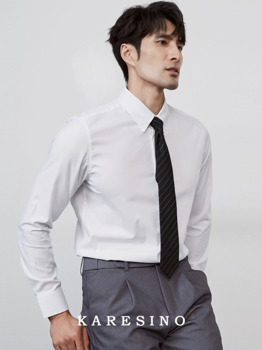 KARESINO Anti-wrinkle Casual Light Luxury Shirt Long Sleeve