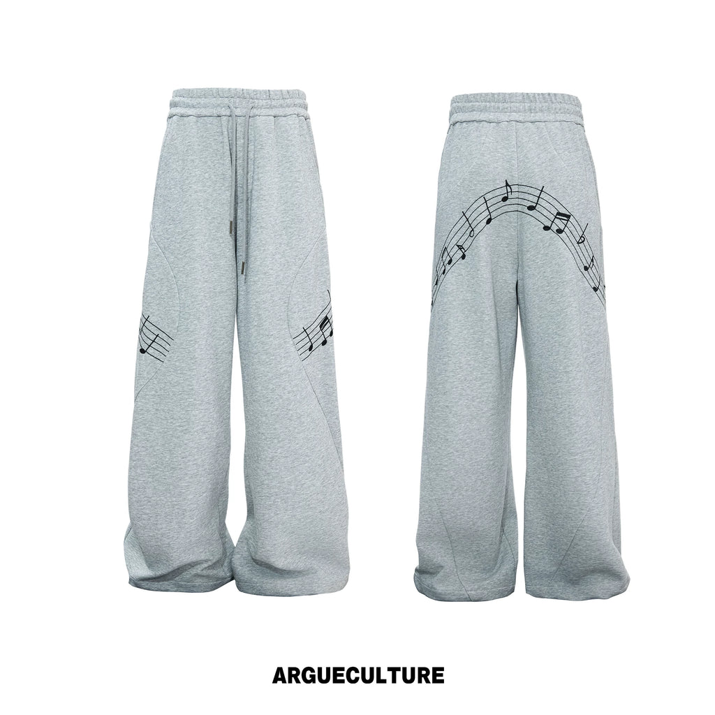 ArguECulturE Embroidered Music Note Sweater Set