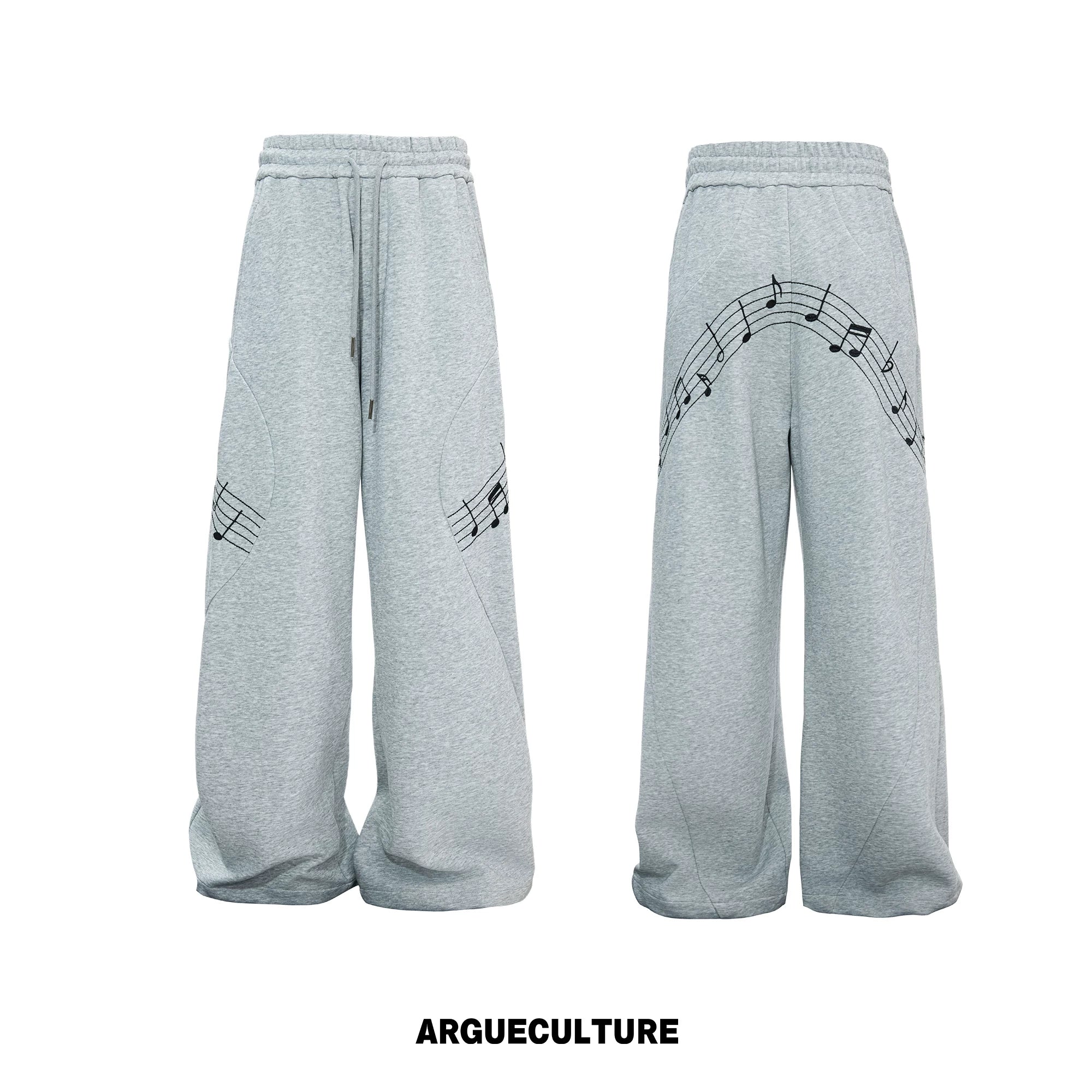 ArguECulturE Embroidered Music Note Sweater Set