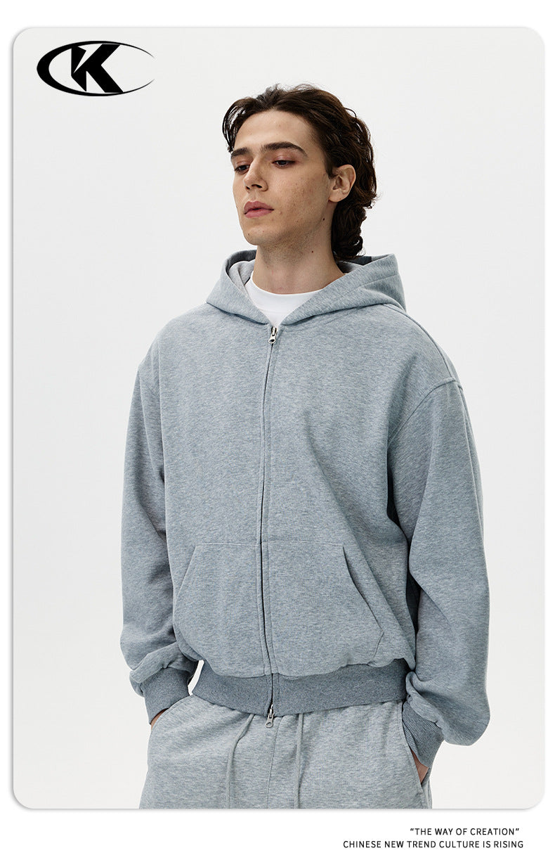 11KN Sports Hooded Loose and Thin Jacket