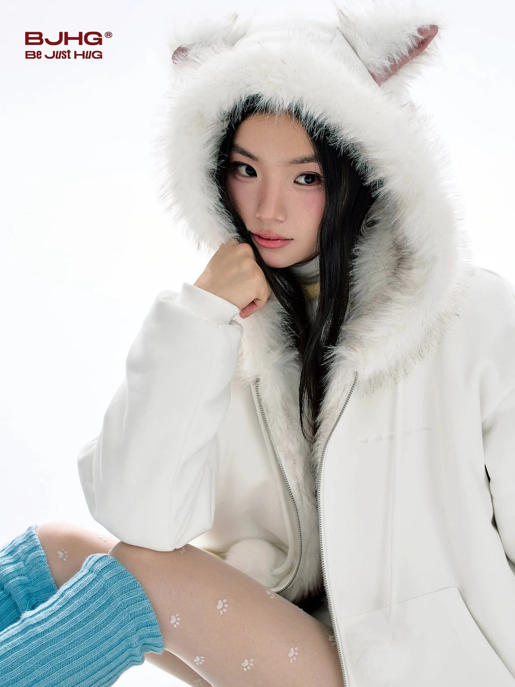 Bjhgfleece-linedheattech Hooded Zipperoutwear