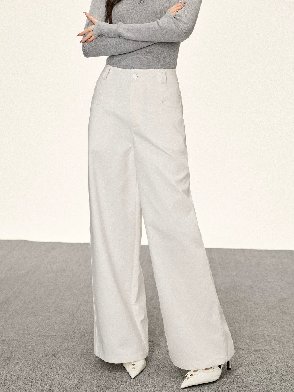 Cherry Melody High Waist Loose Straight Versatile Jeans