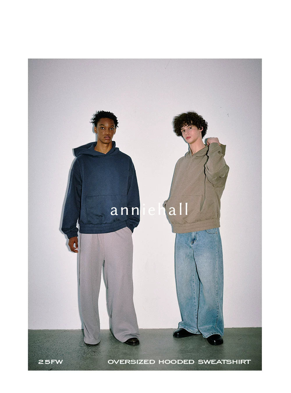 Anniehall Casual Silhouette Hoodie
