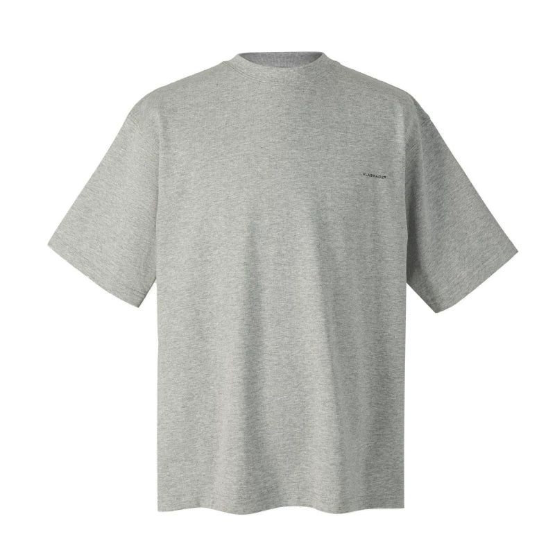 VLABMADE Small Neckline Logo Printing Loose Tee