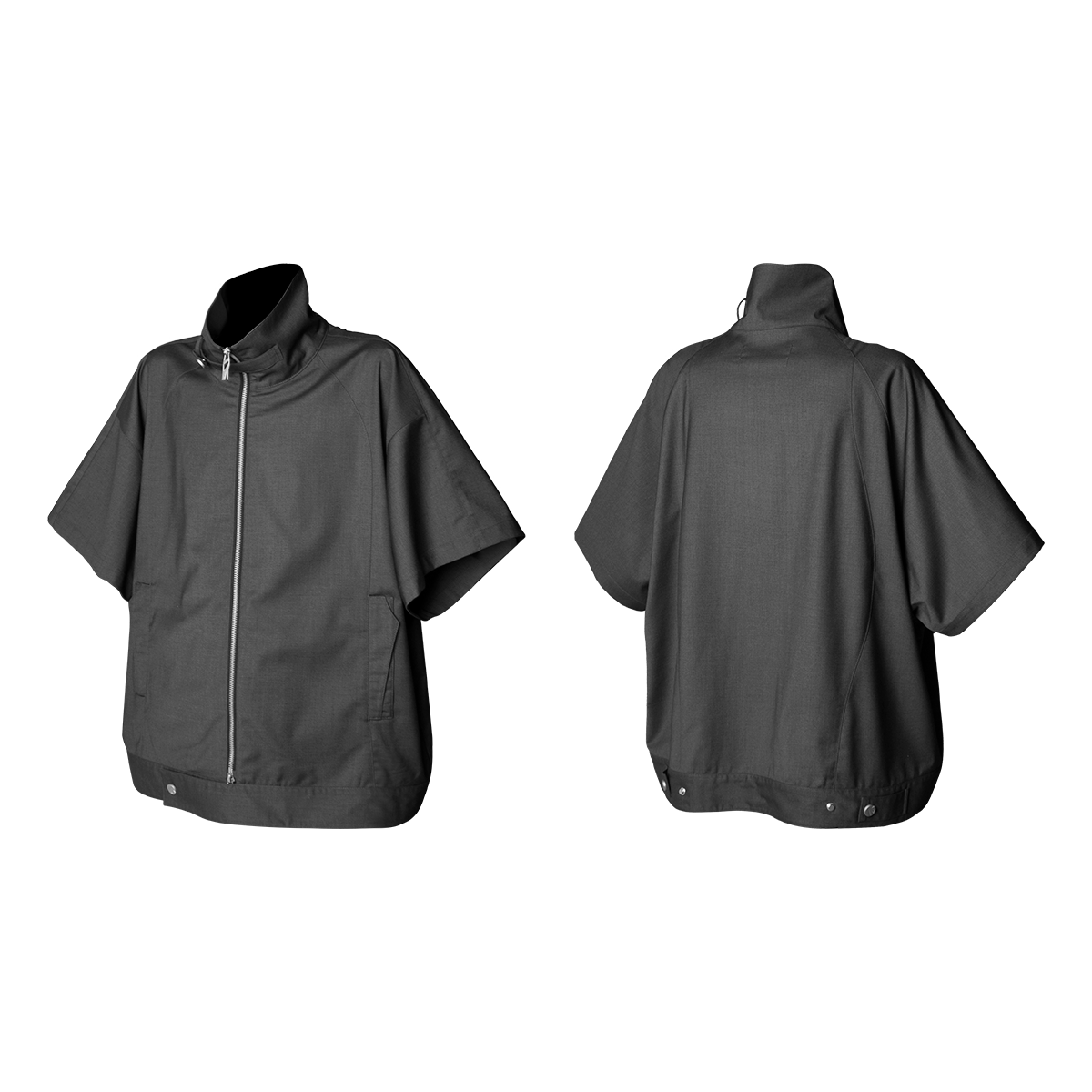 RELABEL Vintage Simple Splicing Line Loose Shirt