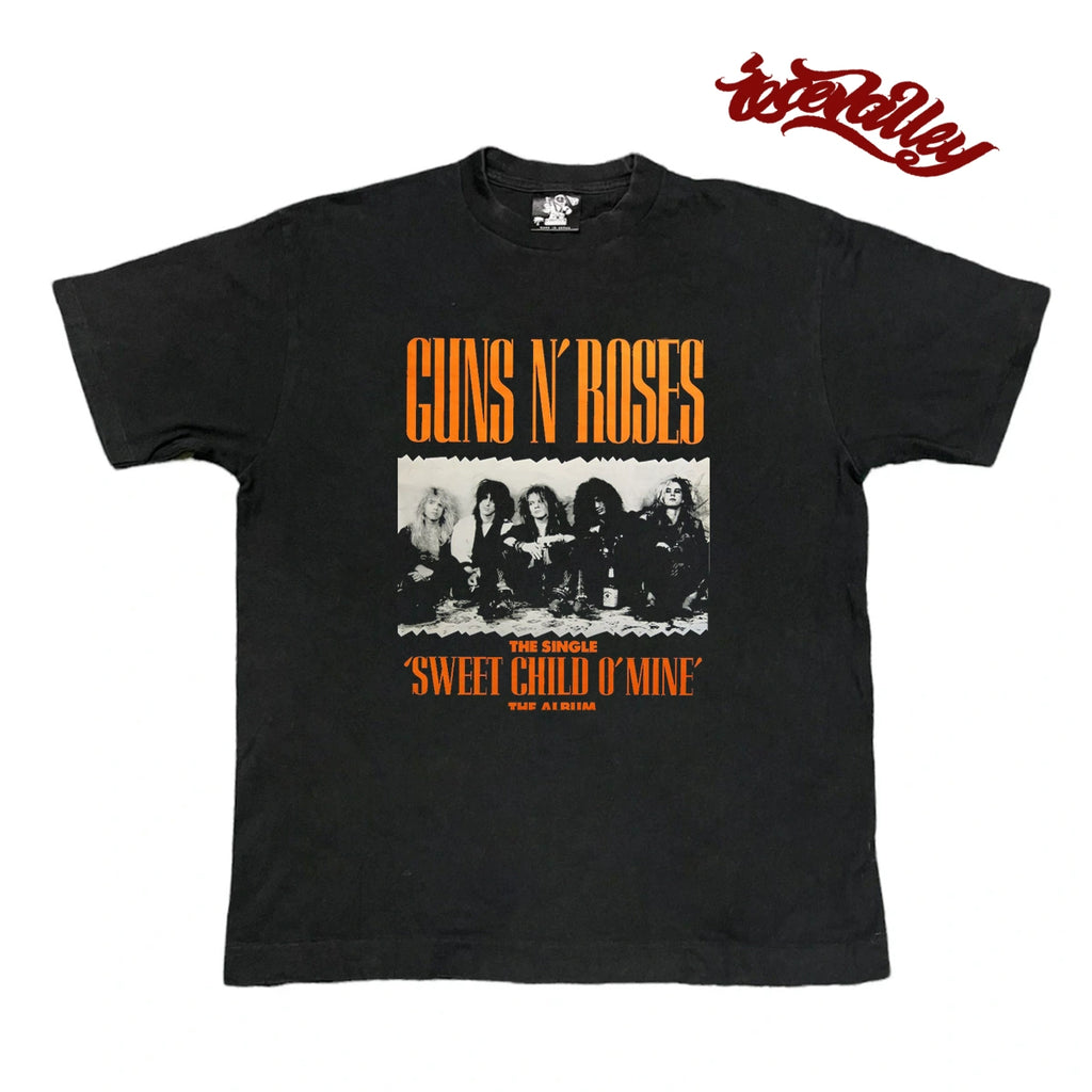 Wang Youbing Studio! GUN N ROSES 260g 100% Cotton Tee