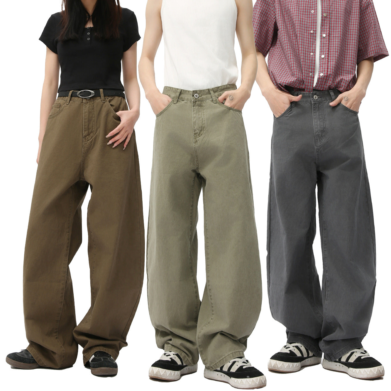 MTLCLOTHES Simple Drape Versatile Casual Scimitar Pants
