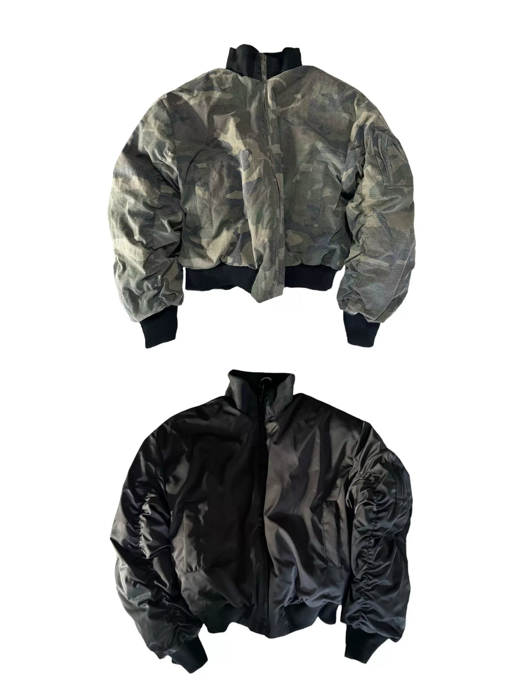 URRRGE Double-sided Camouflage Down Cotton-padded Jacket