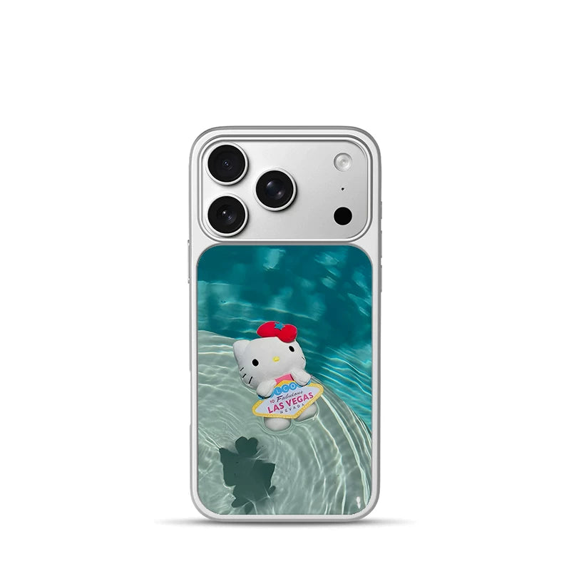 Pbcase Pool Cat Niche INS Wind IPhone Case