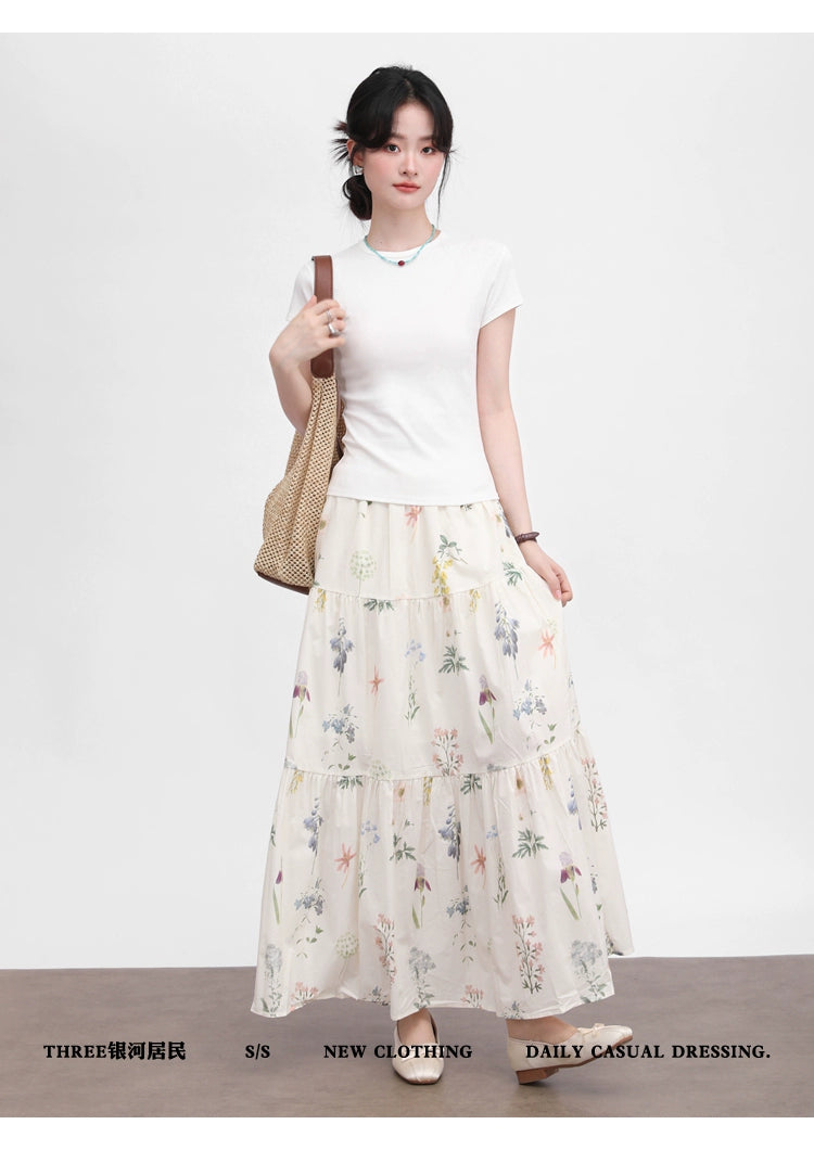 Three Gentle Floral Skirts