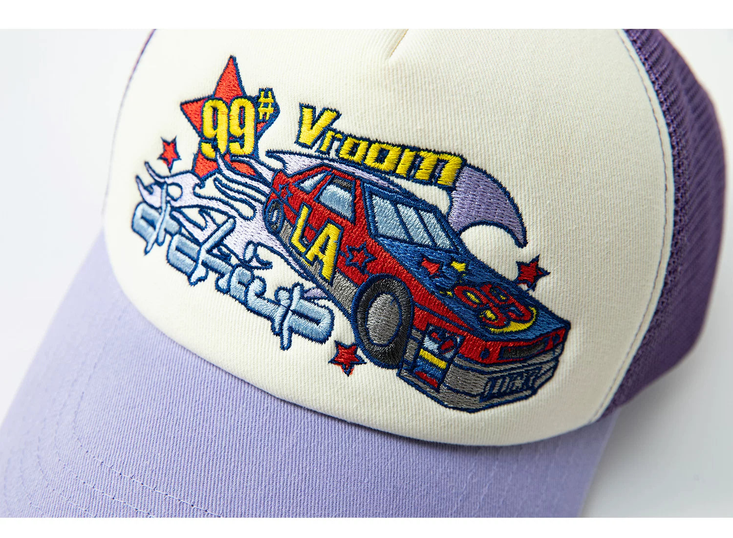 LUCKUP Racing Style Embroidered Baseball Cap