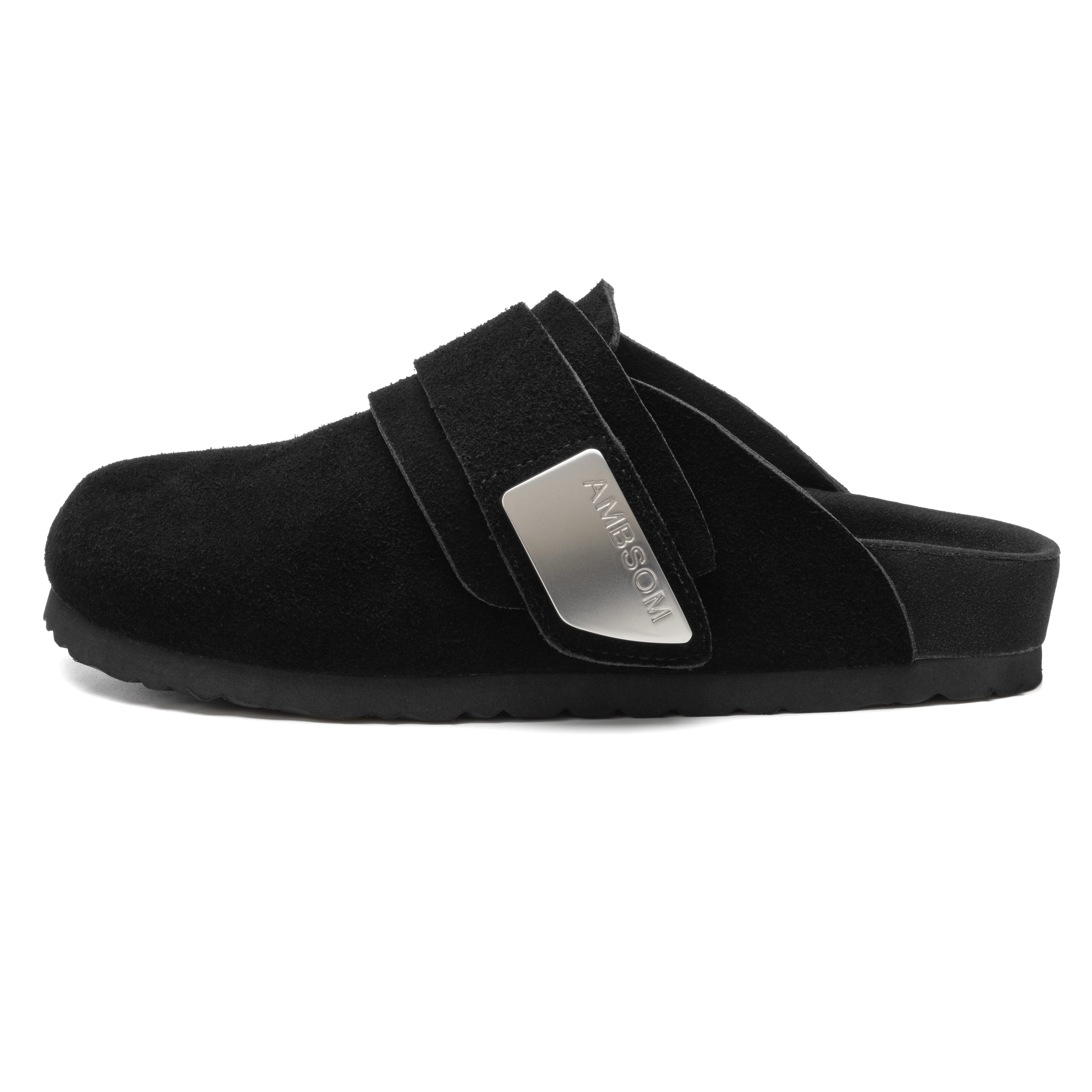 AMBSOM Leather Lazy Birkenstocks CLOGS