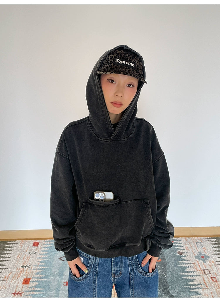 MMBBT Vintage Old Loose Hooded Sweater