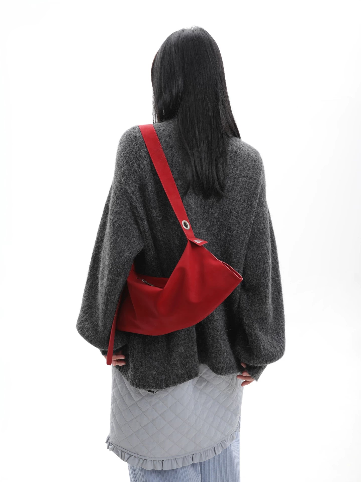 JANDRESS Soft Leather Crossbody Armpit Bag