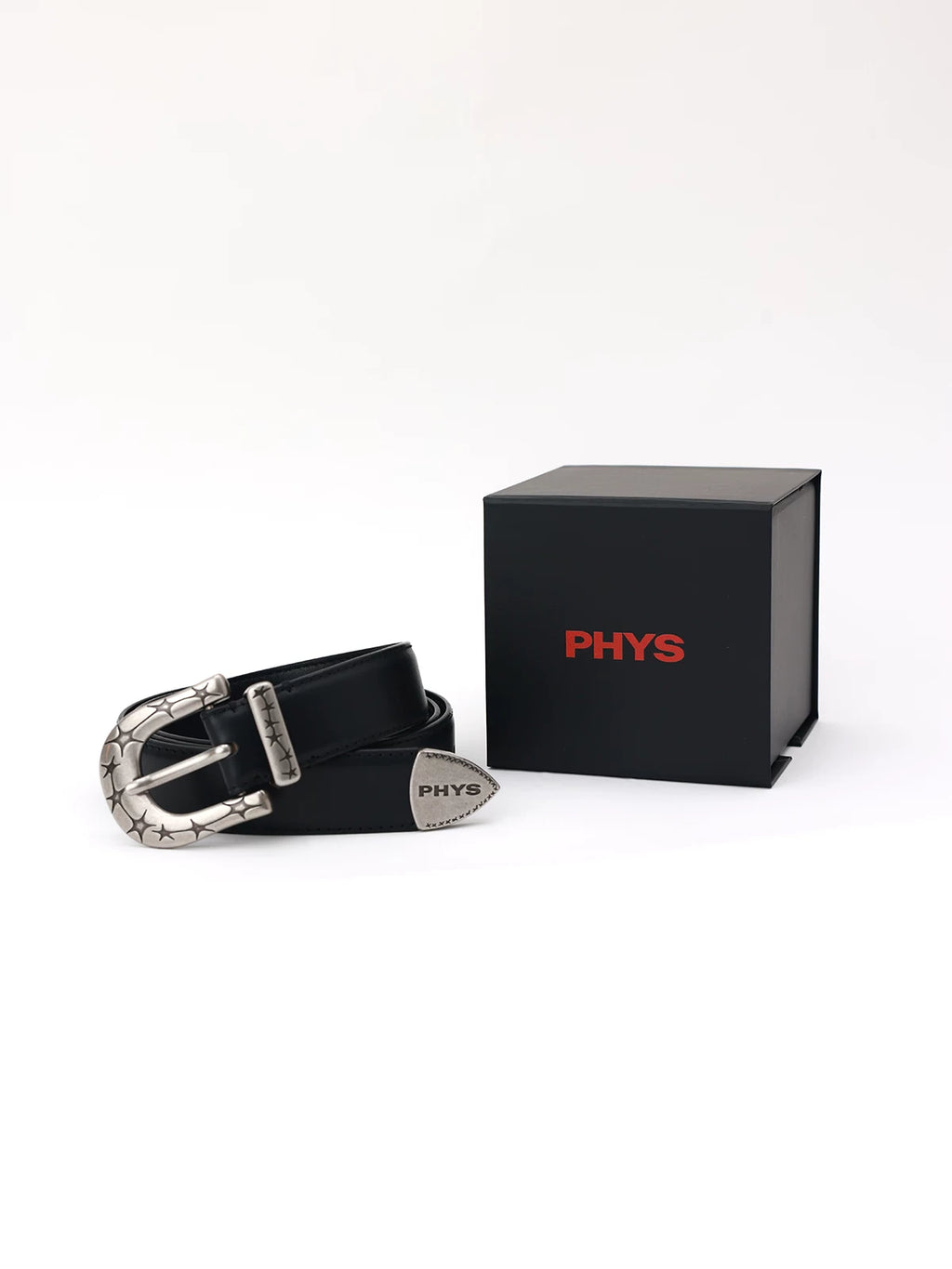 PHYS Tough and Wear-resistant First Layer Cowhide Star Horseshoe Belt