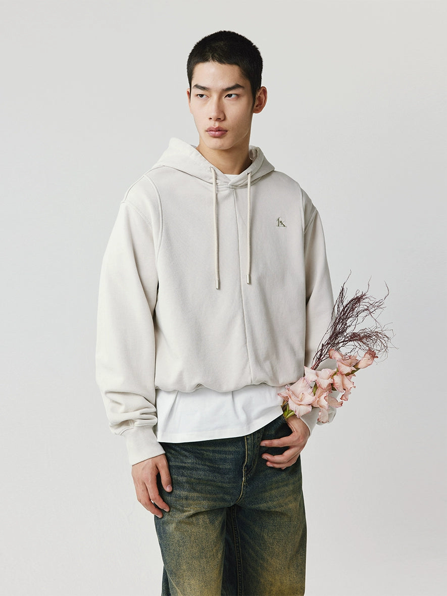 LIMPIDOCULUS Versatile Short Made Old Hooded Sweater