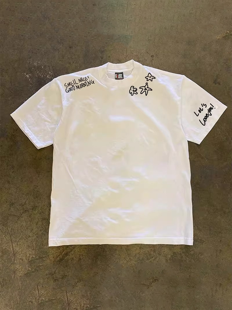 UPUPXIA Casual Loose Versatile Tee