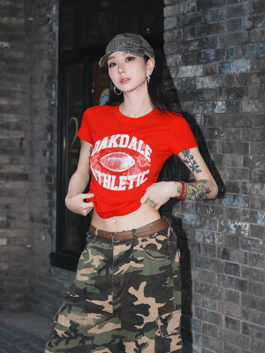 OOTC Sports Style Versatile and Thin Casual Tee