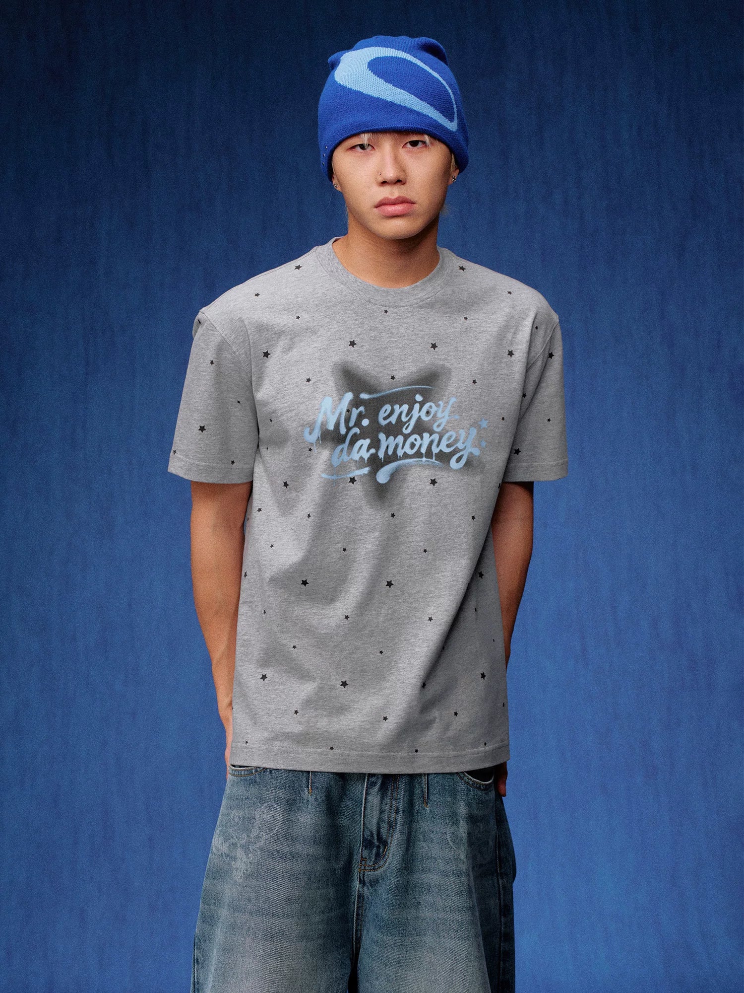 MEDM Star Polka Dot Versatile Casual Tee