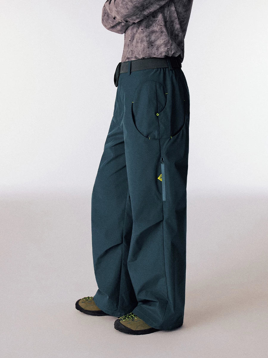 CONP Vintage Wide Leg Straight Casual Pants