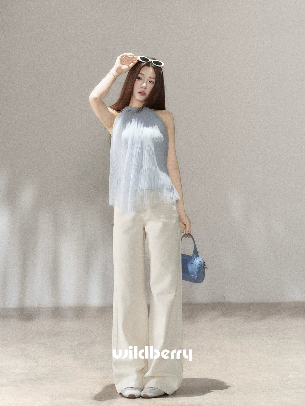 Wildberry Sleeveless Neck Shirt