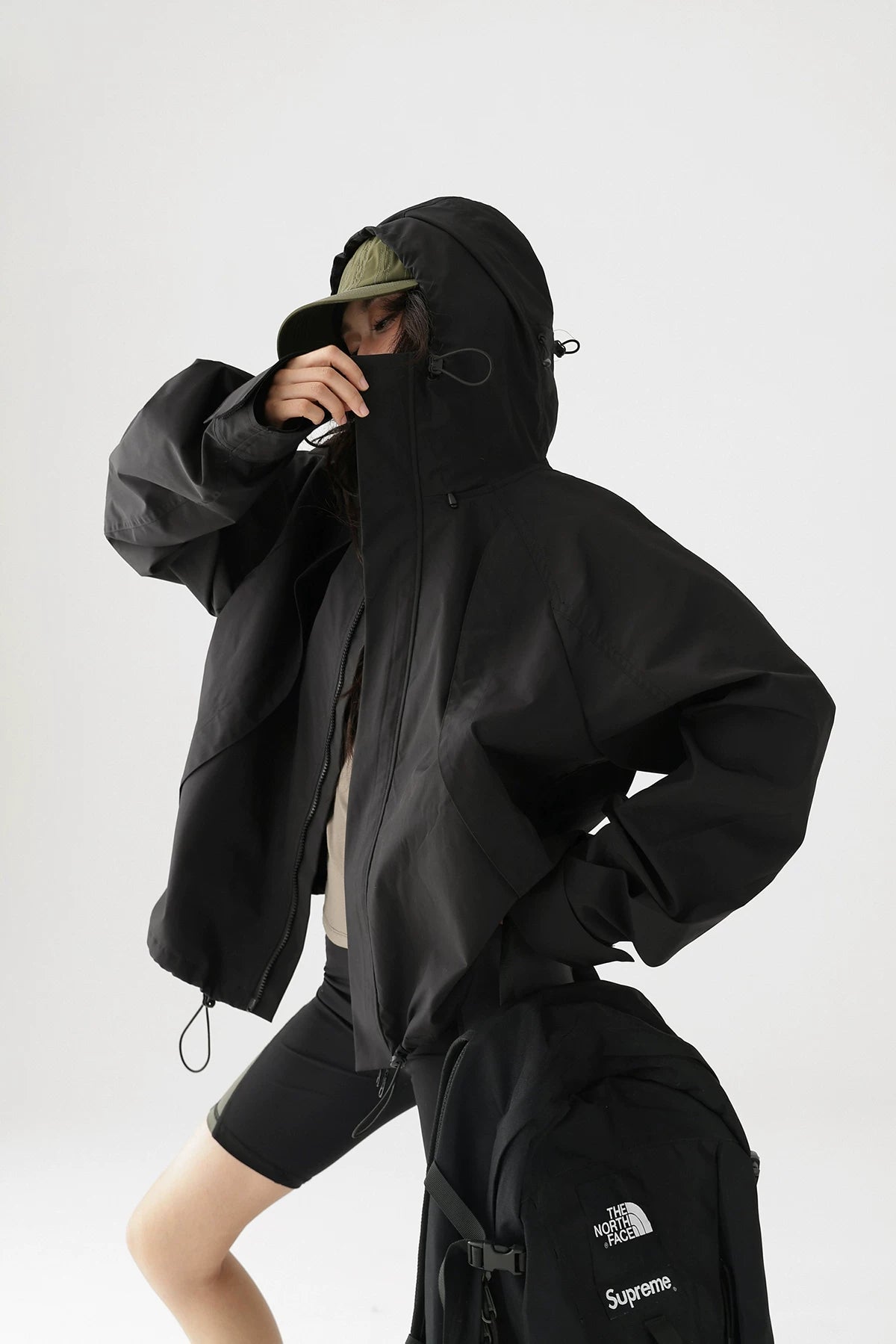 Acestudios Fleece Hooded Tooling Jacket