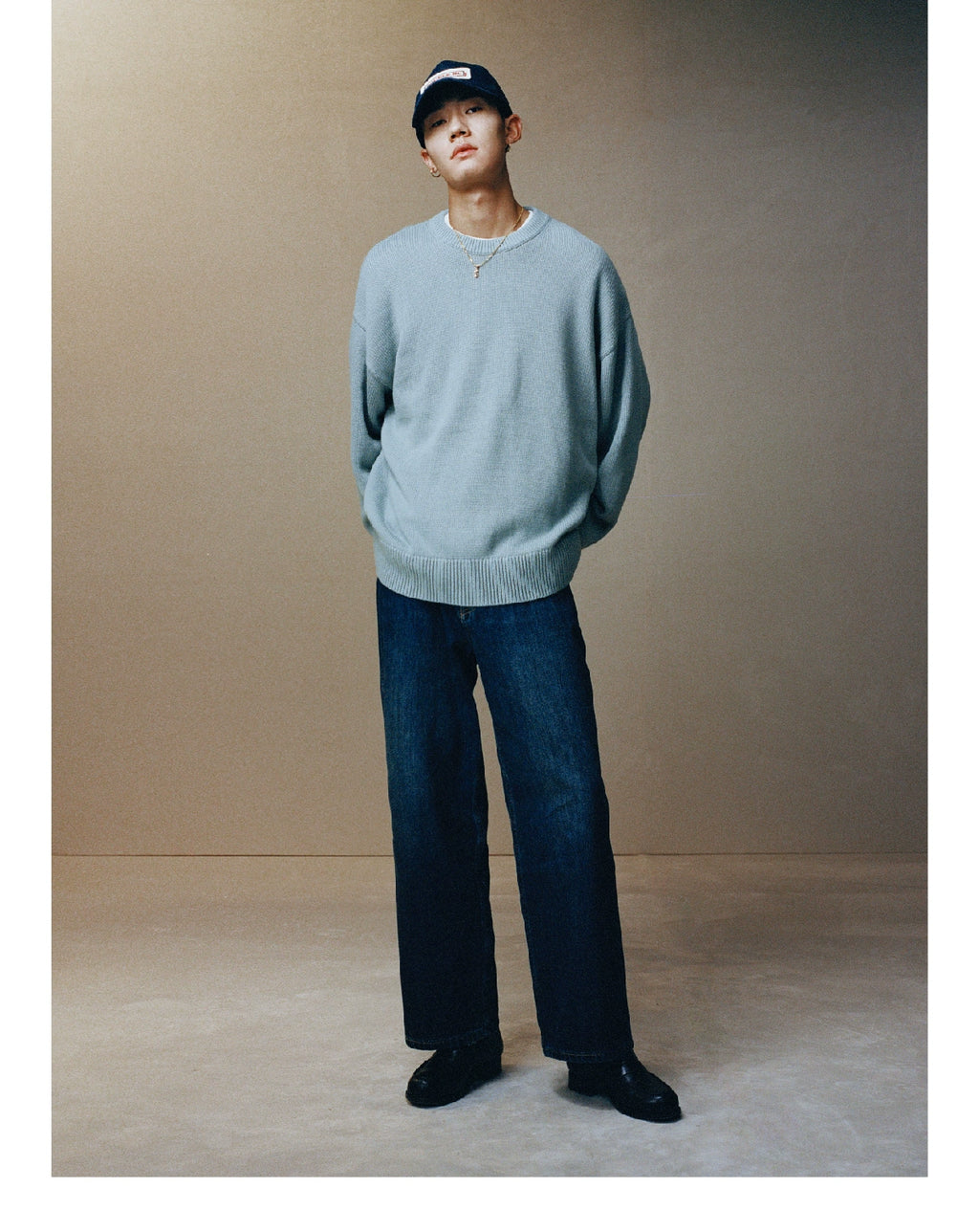 SUPERTOFU Versatile Loose Sweater Knitted Sweater
