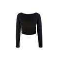 Jim Kennet Large Neckline Curled Short Long Sleeve Knitted Shorts Set