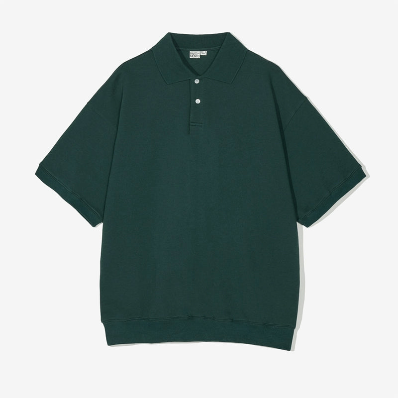 PARTIMENTO Casual Solid Color Loose Knitted Tee