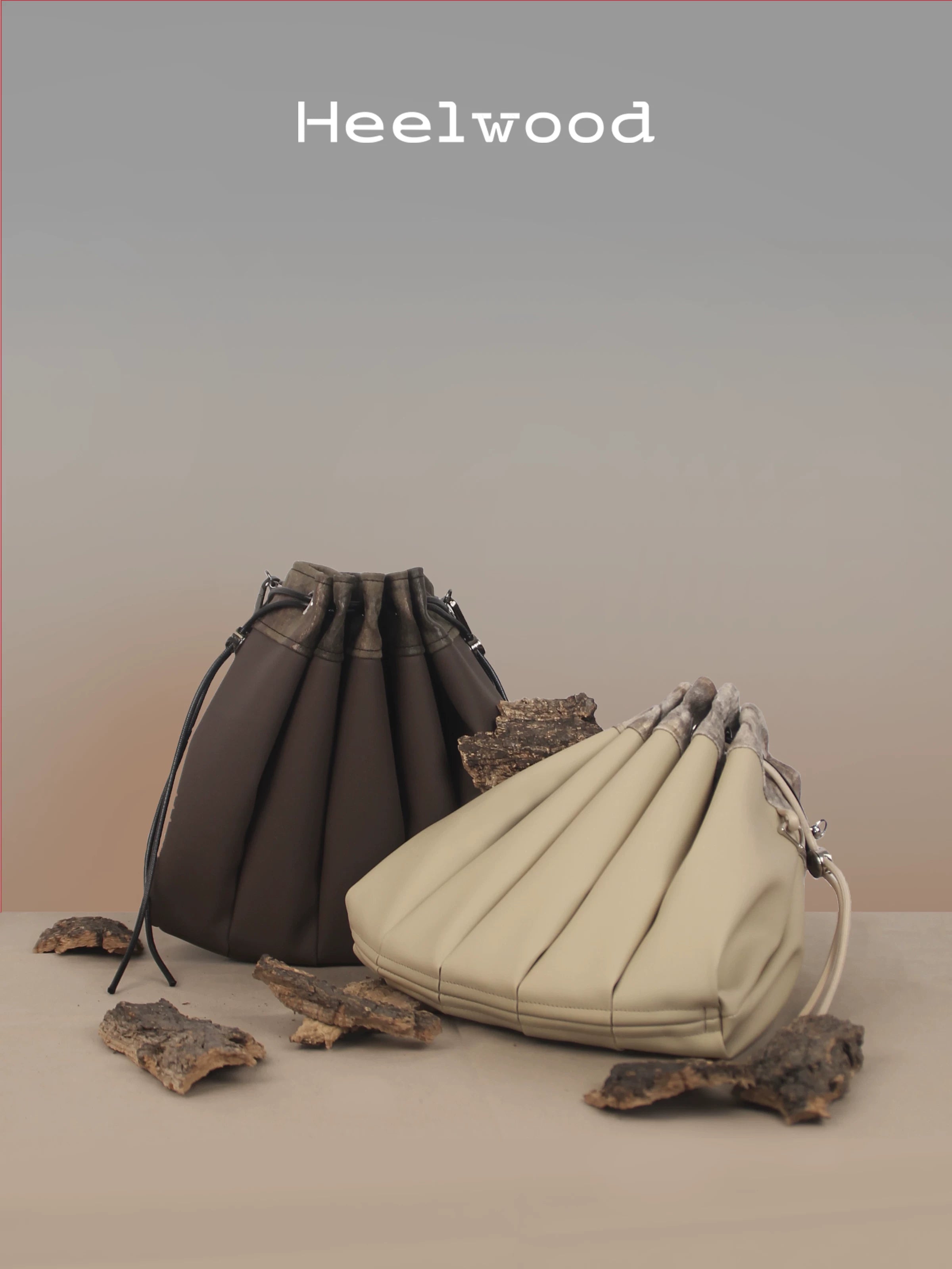 Heelwood Vintage Fashion Splicing Underarm Bag