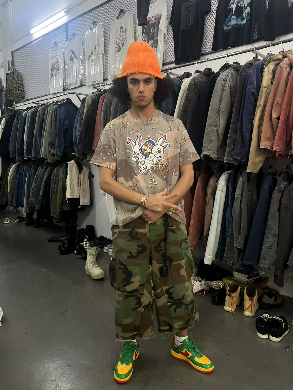 LOSTTAG Waffle Desert Camouflage Tee