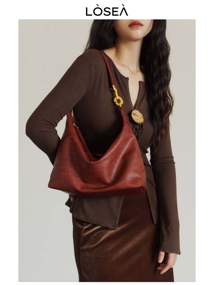 LOSEA New Chinese Minimalist Underarm Bag