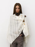 THELIGHT Casual Button Versatile Shawl