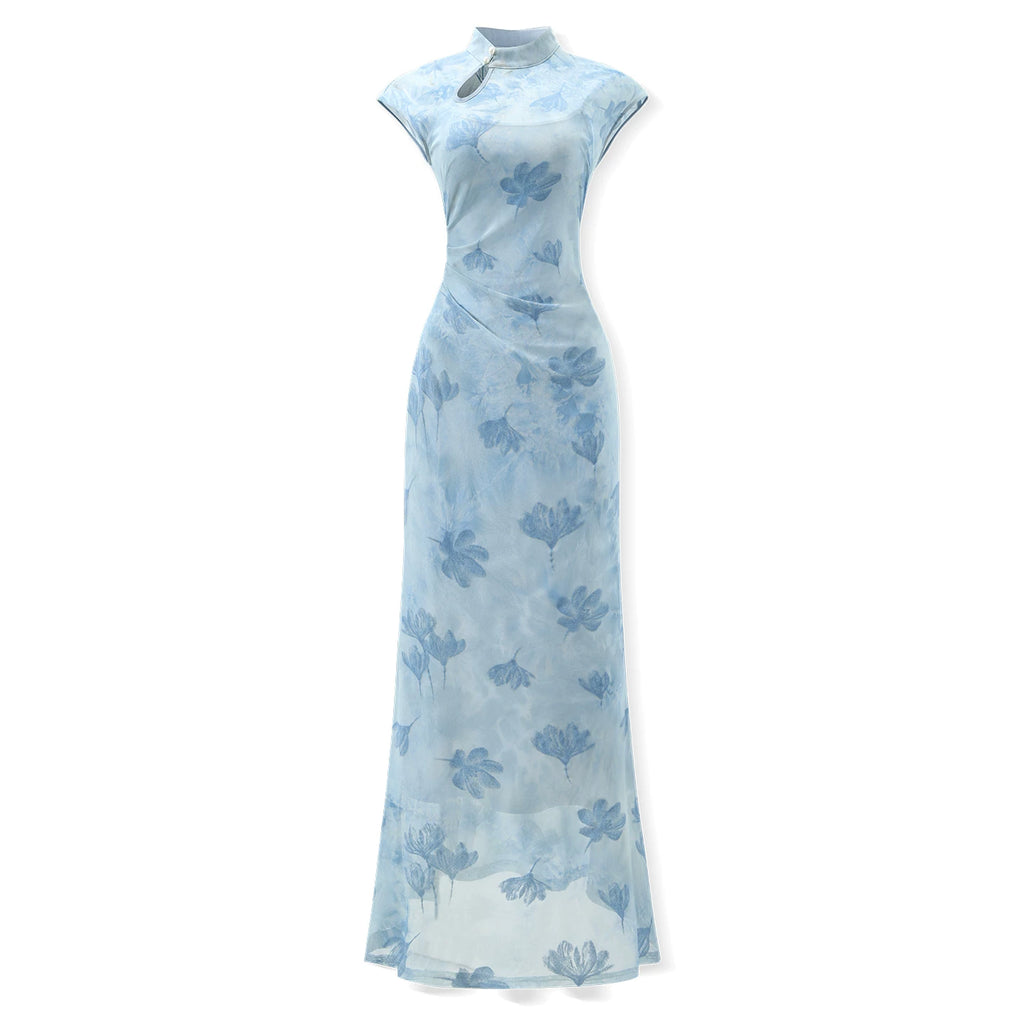ZIHE Tie-dye Waist and Thin Dress