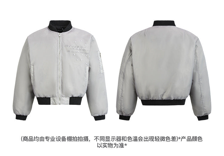 MADEEXTREME Thickened beads double layer ma1 flight suit jacket