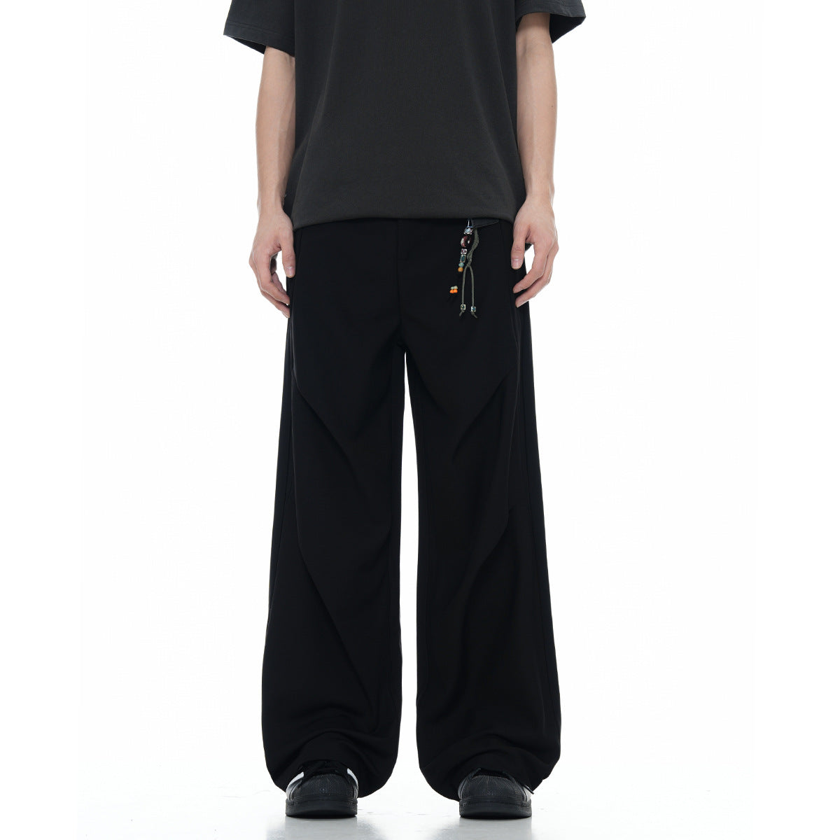 11KN Micro-pleated Simple Casual Pants